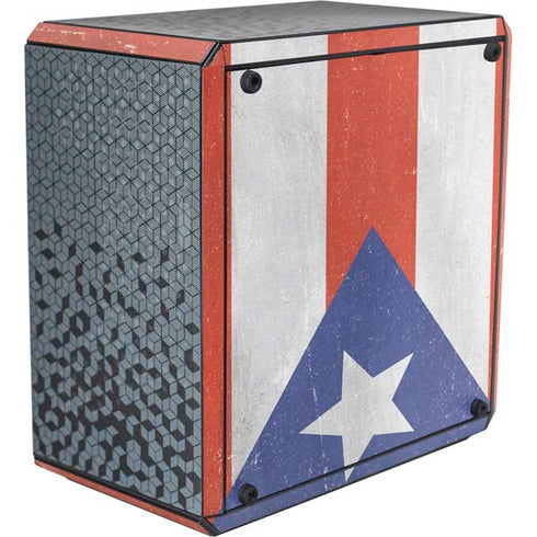 Puerto Rico Flag Distressed Cooler Master MasterBox Q300L Mini Tower Skin
